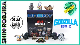 Ensky Sofvi Puppet Mascots  GODZILLA Box II  Unboxing [upl. by Sherrard70]