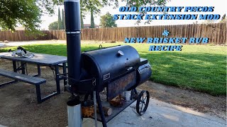 Old Country Pecos Stack Mod amp New Brisket Rub Recipe [upl. by Franza666]