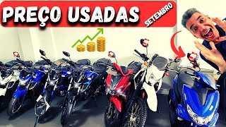 PREÇO DE MOTO USADA SETEMBRO DE 2023  DICA [upl. by Krasnoff]