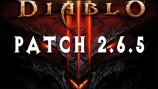 Patch 265  Diablo 3 PTR [upl. by Struve]