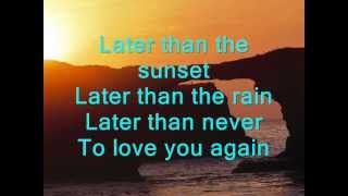 Later by Fra Lippo Lippi Lyricswmv [upl. by Notserp]