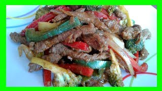 SALTEADO DE CARNE CON VEGETALES ESTILO CHINOCHOP SUEYLOS ROLES DE EDY [upl. by Luzader]