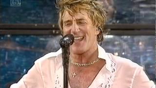 Rod Stewart  I dont wanna talk about it Live Safeway [upl. by Sosthina]