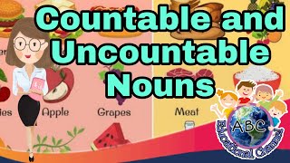 Countable and Uncountable Nouns English Grammar Educational ChannelESL [upl. by Nitas]