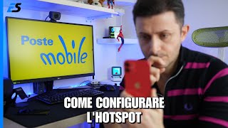 Poste Mobile HOTSPOT  ecco come configurarlo [upl. by Michaud]