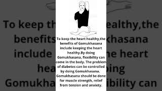 Gomukhasana Yoga For Beginners  Gomukhasana Benefits  Gomukhasana Yoga Pose shorts gomukhasana [upl. by Arndt863]