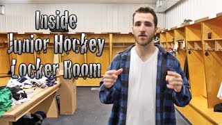 Inside A Junior Hockey Locker Room [upl. by Ainimre]