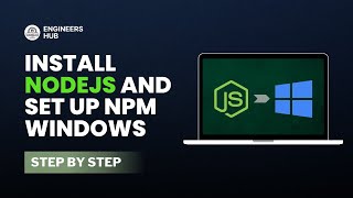 How to install nodeJS and npm on Windows 1011 [upl. by Anima187]