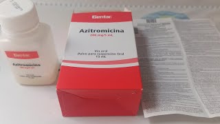 CÓMO DILUIR PREPARAR AZITROMICINA EN POLVO PARA BEBÉS NIÑOS [upl. by Assirroc]