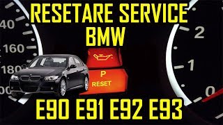 Resetare Interval Service BMW E90 E91 E92 E93 E60 E61 E87 [upl. by Nodnnarb]