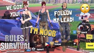 PRETENDING TO BE A NOOB IN RULES OF SURVIVAL Tagalog [upl. by Ihtac857]