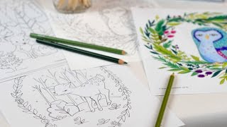 Free Printable Colouring Pages [upl. by Longawa934]