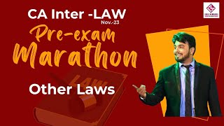 PreExam Marathon  Contract Act  CA Inter Law  Kunal Mandhania  Nov 23 [upl. by Alain]