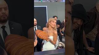 Retour sur l’avantpremière du film Challengers à Paris  Zendaya aperçue avec un croissant XXL 😮 [upl. by Neural]