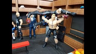 WHF EXTREME FIGHTS ACTION FIGURE MATCH WWE MATTEL FIGURES LESNAR VS KANE [upl. by Origra]