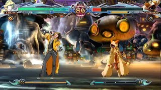 BlazBlue Chronophantasma Extend  Terumi vs Taokaka Arcade Mode ブレイブルー [upl. by Festa]