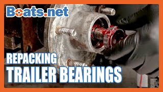 How to  Clean and Grease Trailer Bearings by Hand [upl. by Kuebbing]