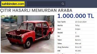 bu arabayı 1000000TLye sattım [upl. by Eignav]