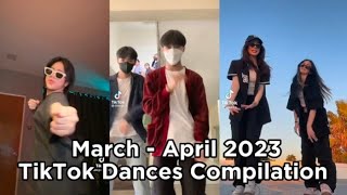 March  April 2023  TikTok Dances Compilation [upl. by Trebleda]