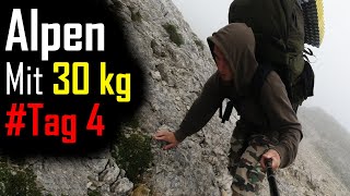 Mit 30 kg zu Fuß über die Alpen Tag 45 Knorrhütte  Zugspitze  Garmisch  Kochelberg 9 km [upl. by Maril]