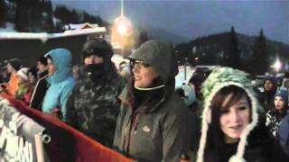 Whitefish Mountain Resort New Years Eve Celebration amp Freestyle Rail Jam [upl. by Dynah217]