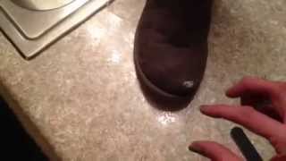 How to repair a pair of uggs Part l FAIL [upl. by Anaya]