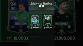 Ederson vs Martinez💀☠️ fifagaming fifa fifamobilecontent football fifamoblie [upl. by Adamo]