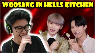 ateez woosangs cooking show in a nutshell ft seonghwa reaction [upl. by Asirram]