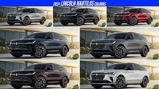 2024 Lincoln Nautilus Reserve  All Color Options  Images  AUTOBICS [upl. by Aydiv]