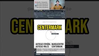 ✅ Cómo Crear la Marca de Centro en AutoCAD de un Círculo o Arco [upl. by Tressia]