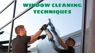 Traditional Window Cleaning Techniques – Tutorial Video 2  UNGER [upl. by Culosio]