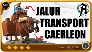 TRANSPORT JUTAAN SILVER KE CAERLEON KOK BISA TONTON INI DULU  ALBION ONLINE INDONESIA EAST ASIA [upl. by Zoarah]