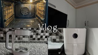 İlk Vlog  Fırın  Airfryer  Mutfak Dolapları  Çay Makinesi Temizliği [upl. by Eetsirk]