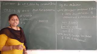 PU  I  Physics   Work Energy and Power  Part 02  By Prof  Pratibha Agadi [upl. by Gypsy]