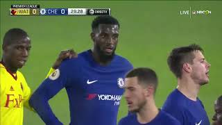 Controversial red card for bakayoko against watford 14 [upl. by Portwine193]