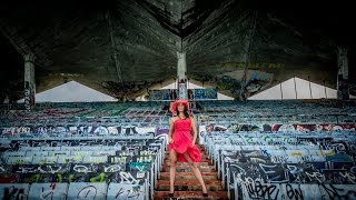 Photography Workshop at the Abandoned Miami Marine Stadium Off Camera Flash amp Posing by Jason Lanier [upl. by Erdnoed]