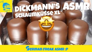 ASMR Eating German treats quotDickmanns Schaumküsse XLquot No talking German ASMR [upl. by Loresz89]