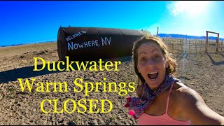 DUCKWATER Warm Springs NV Closed [upl. by Mickelson]