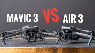 DJI Air 3 vs Mavic 3 and Mavic 3 Pro a Detailed Comparison [upl. by Goff]