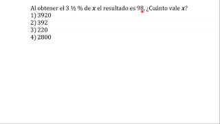 Ejercicio 99  Admisión Chapingo  Propedéutico  HABILIDAD NUMÉRICA [upl. by Akinorev943]