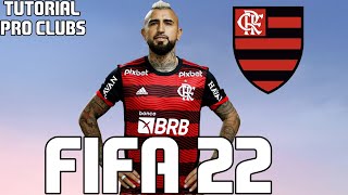 FIFA 22  TUTORIAL FACE I Arturo Vidal Flamengo Pro Clubs [upl. by Codee]