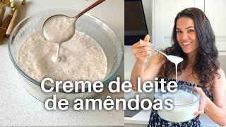 LEITE DE AMÊNDOAS CASEIRO e FARINHA DE AMÊNDOAS 🥛  café com leite cremoso amp panqueca de banana [upl. by Akiemehs892]