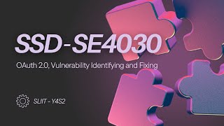 Fixing Critical Web Vulnerabilities  Implementing OAuth 20  Secure Web App  SLIIT SSD Assignment [upl. by Hazrit]