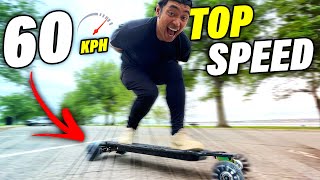 Their BEST Electric Skateboard for SPEED  Ownboard Zeus Pro [upl. by Nonad]