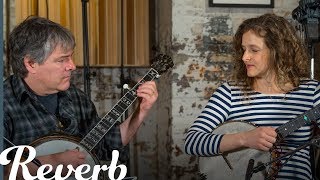 Béla Fleck amp Abigail Washburn Clawhammer vs ThreeFinger Banjo Style  Reverb Interview [upl. by Leontyne]