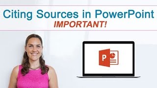 How to cite sources in PowerPoint  Its important [upl. by Ranger]