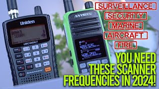 Scanner Frequencies You NEED For 2024 [upl. by Aynik792]