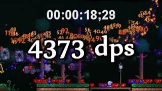 Terraria  Destroyer speedkill 18 seconds Magical Harp [upl. by Rebme388]