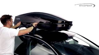 Whispbar WB751 Compact Roof Box 400 L [upl. by Smiley]