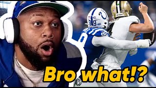 Saints vs Colts REACTION  2023 Week 8 Game [upl. by Terrab350]